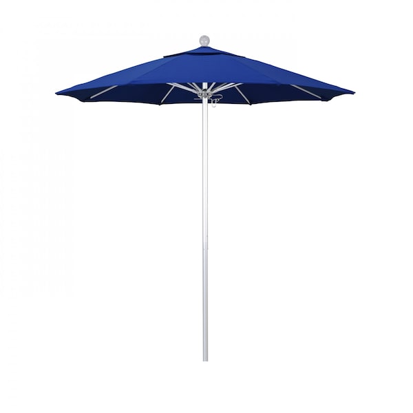 California Umbrella Patio Umbrella, Octagon, 96" H, Pacifica Fabric, Pacific Blue - 194061003398