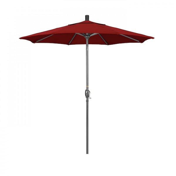 California Umbrella Patio Umbrella, Octagon, 95.5" H, Pacifica Fabric, Red - 194061029152
