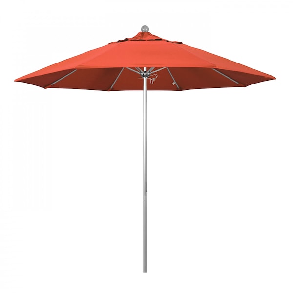 California Umbrella Patio Umbrella, Octagon, 103" H, Olefin Fabric, Sunset - 194061005873