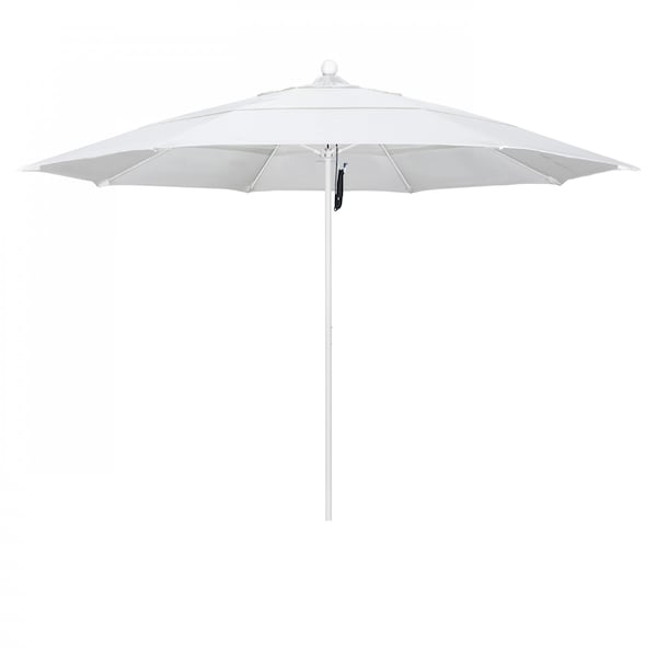 California Umbrella Patio Umbrella, Octagon, 107" H, Pacifica Fabric, Natural - 194061002346
