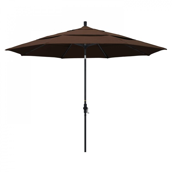 California Umbrella Patio Umbrella, Octagon, 110.5" H, Pacifica Fabric, Mocha - 194061015964