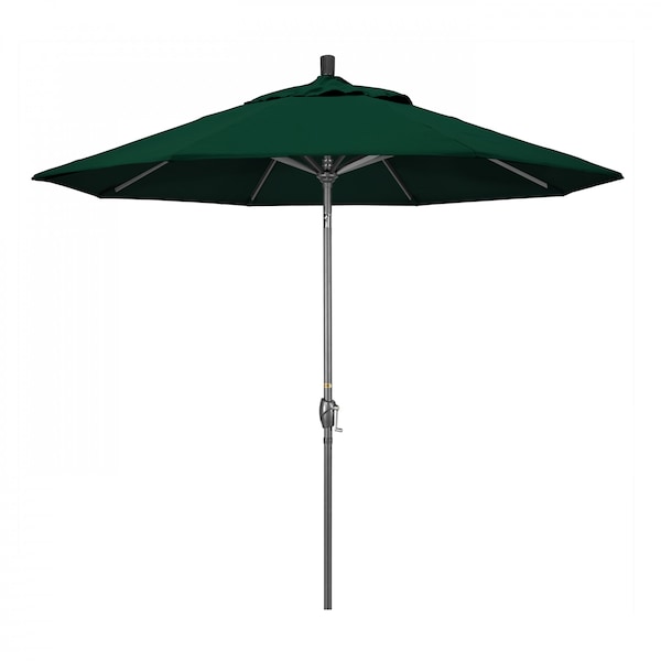 California Umbrella Patio Umbrella, Octagon, 101" H, Sunbrella Fabric, Forest Green - 194061032190
