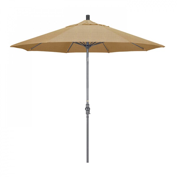 California Umbrella Patio Umbrella, Octagon, 101" H, Sunbrella Fabric, Linen Sesame - 194061025215