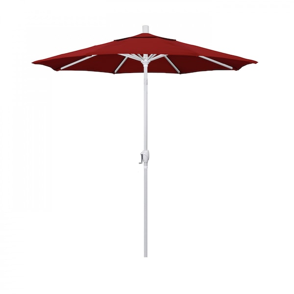 California Umbrella Patio Umbrella, Octagon, 95.5" H, Sunbrella Fabric, Jockey Red - 194061030288