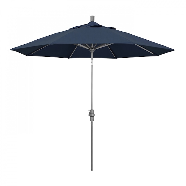 California Umbrella Patio Umbrella, Octagon, 102.38" H, Sunbrella Fabric, Spectrum Indigo - 194061016091