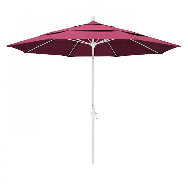 California Umbrella Patio Umbrella, Octagon, 109.5" H, Sunbrella Fabric, Hot Pink - 194061021651