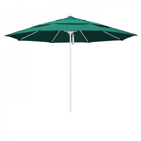California Umbrella Patio Umbrella, Octagon, 107" H, Sunbrella Fabric, Spectrum Aztec - 194061001721