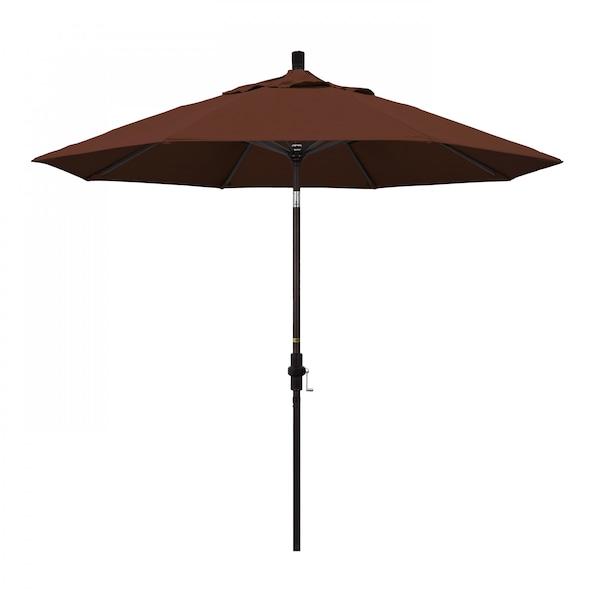 California Umbrella Patio Umbrella, Octagon, 102.38" H, Sunbrella Fabric, Bay Brown - 194061017203
