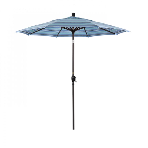 California Umbrella Patio Umbrella, Octagon, 95.5" H, Sunbrella Fabric, Dolce Oasis - 194061029718