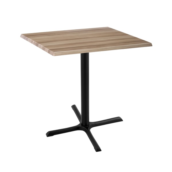 Holland Bar Stool Co 36" Tall In/Outdoor All-Season Table, 30" x 30" Square Natural Top - OD211-3036BWOD30SQNAT