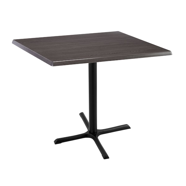 Holland Bar Stool Co 36" Tall In/Outdoor All-Season Table, 36" x 36" Square Charcoal Top - OD211-3036BWOD36SQCHAR