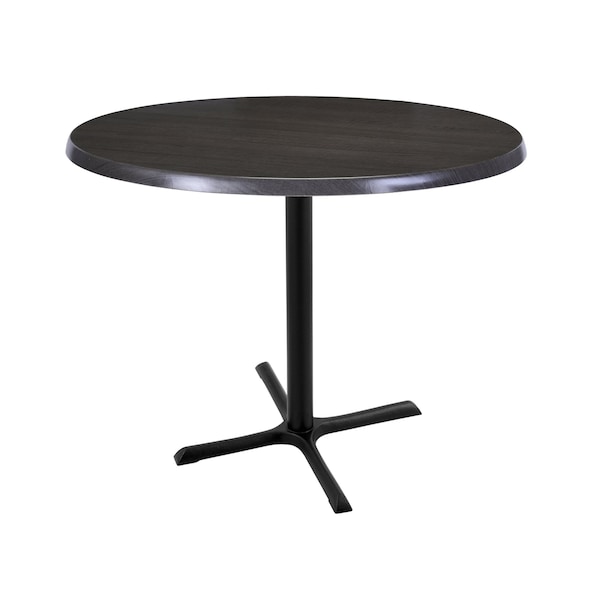 Holland Bar Stool Co 36" Tall In/Outdoor All-Season Table, 36" dia. Charcoal Top - OD211-3036BWOD36RCHAR