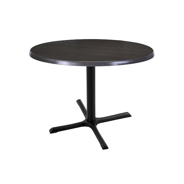 Holland Bar Stool Co 30" Tall In/Outdoor All-Season Table, 30" dia. Charcoal Top - OD211-3030BWOD30RCHAR