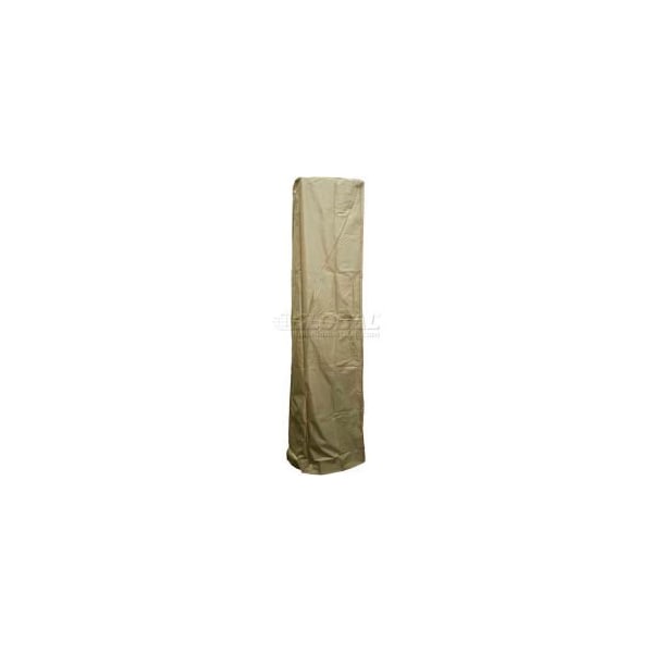 Hiland Hiland Patio Heater Cover HVD-SGTCV-T 87"H Heavy Duty for 36" Square Glass Tube Tan - HVD-SGTCV-T