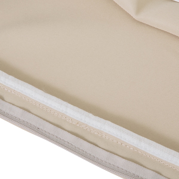 Classic Accessories Square Lounge Seat Cushion, Antique Beige, 23" - 62-019-BEIGE-EC