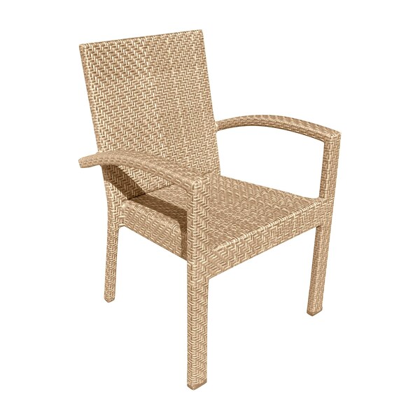 Panama Jack Outdoor Panama Jack Austin Dining Armchairs Set of 2 - PJO-3801-NAT-AC-SET2