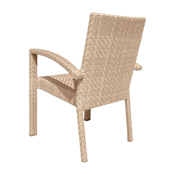 Panama Jack Outdoor Panama Jack Austin Dining Armchairs Set of 2 - PJO-3801-NAT-AC-SET2