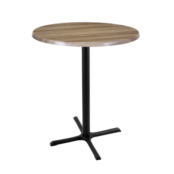 Holland Bar Stool Co 42" Tall In/Outdoor All-Season Table, 30" dia. Natural Top - OD211-3042BWOD30RNAT
