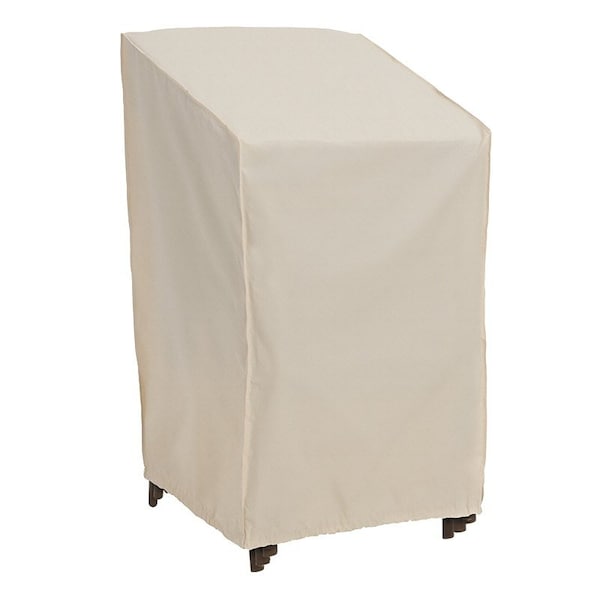 Mr. Bar-B-Q Stacked Chair Cover, 30 in L, 27 in W, 48 in H, Taupe - 07839BBGD