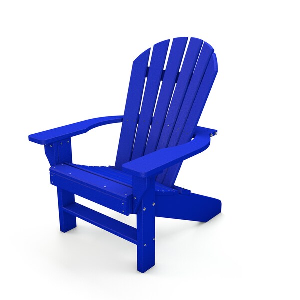 Frog Furnishings Blue Seaside Adirondack Chair - PB ADSEABLU