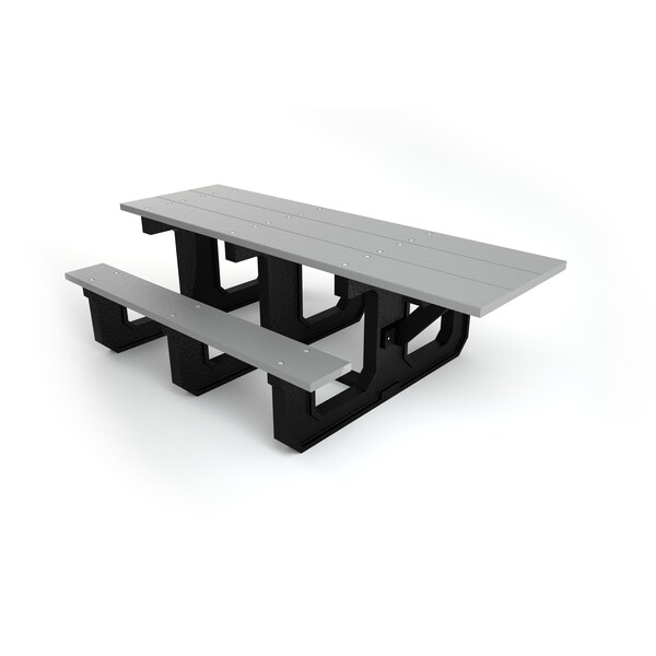 Frog Furnishings Gray 6' ADA Park Place Table - PB 6GRAPARKPADA