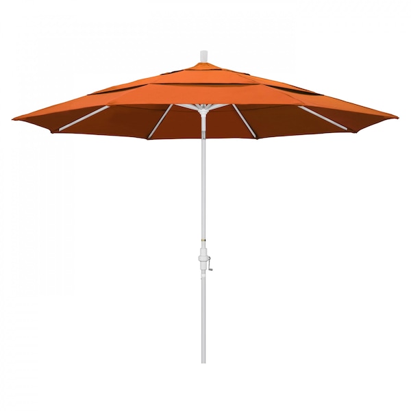 California Umbrella Patio Umbrella, Octagon, 110.5" H, Sunbrella Fabric, Tuscan - 194061014585