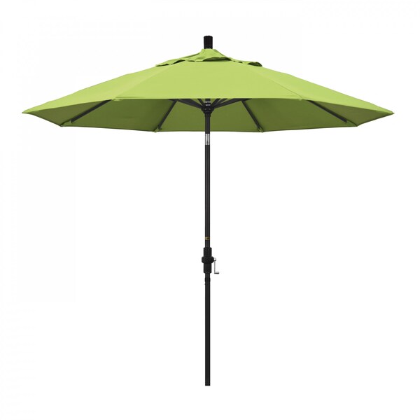California Umbrella Patio Umbrella, Octagon, 102.38" H, Sunbrella Fabric, Parrot - 194061018873