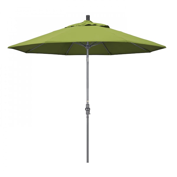 California Umbrella Patio Umbrella, Octagon, 101" H, Sunbrella Fabric, Macaw - 194061024973