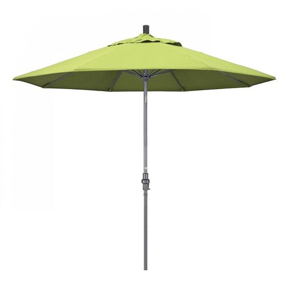 California Umbrella Patio Umbrella, Octagon, 101" H, Sunbrella Fabric, Parrot - 194061024850
