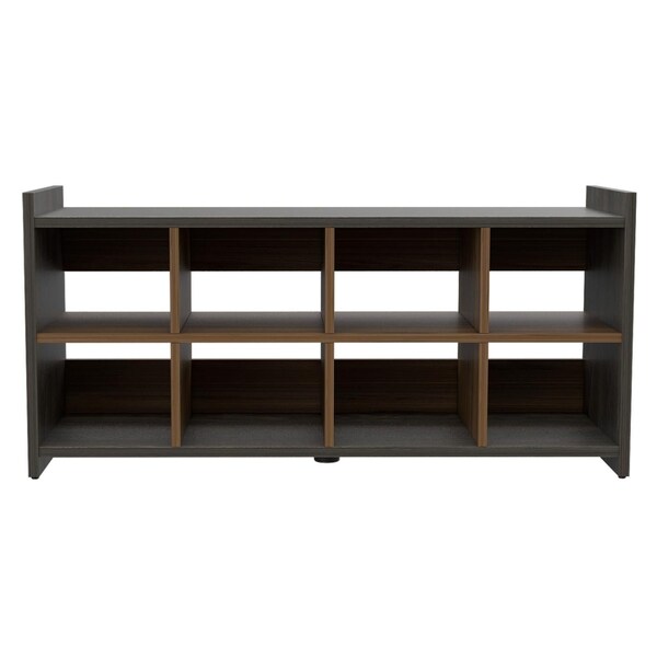 Tuhome Entryway Storage Unit, Eight Shoe Capacity, Espresso/Mahogany - ZCG5659