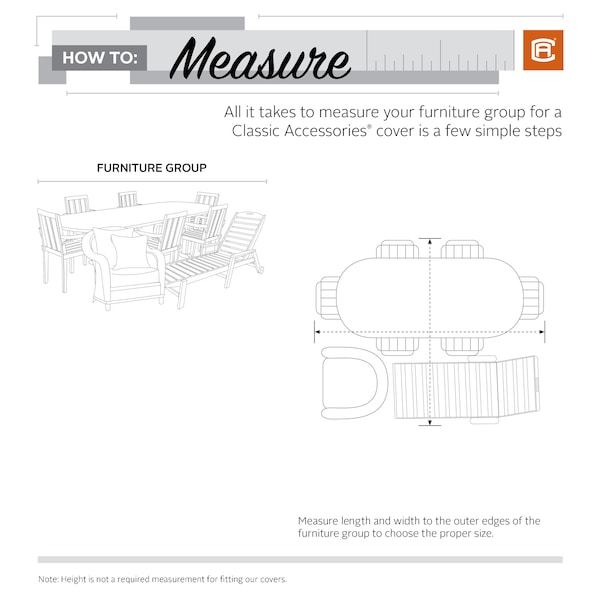 Classic Accessories Madrona Waterproof Patio Cover, 100"x100"x36", Dark Cocoa - 56-320-036601-RT
