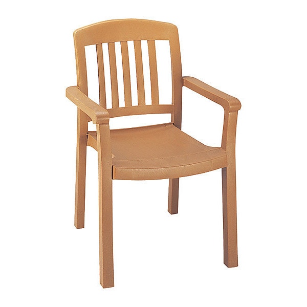 Grosfillex Atlantic Armchair, Wood - US442008