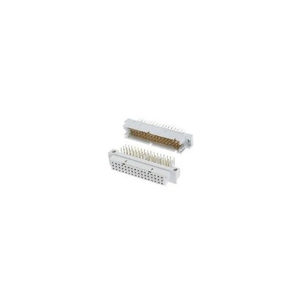 Fci Board Euro Connector, 48 Contact(S), 3 Row(S), Female, Right Angle, 0.1 Inch Pitch, Solder - 86093488613755E1LF