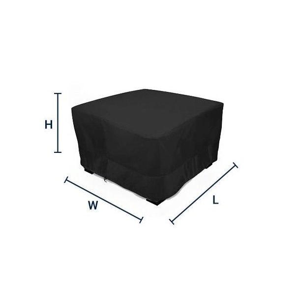 Eevelle Meridian Square Table Set Cover, Black, 98 in L x 98 in W x 25.5 in H - MDTSQCL-BLK