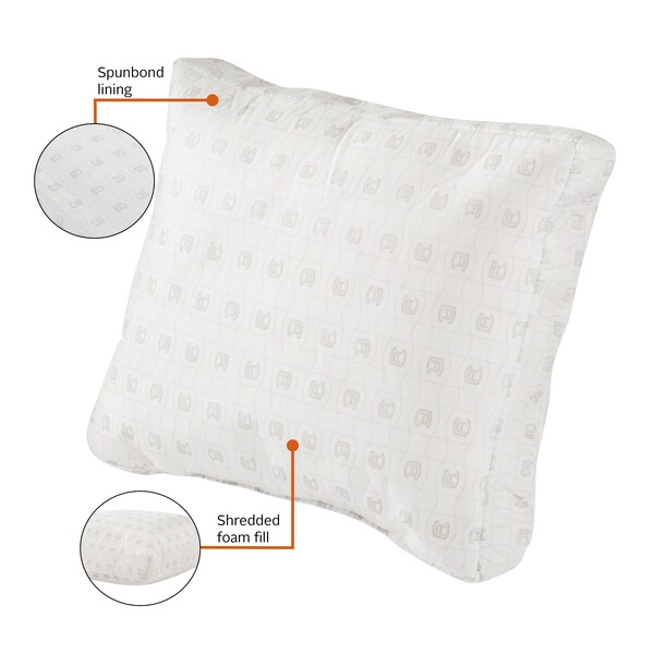 Classic Accessories Patio Lounge Chair Pillow Back Cushion Foam, 21 x 15 x 4 Inch - 61-065-019901-RT