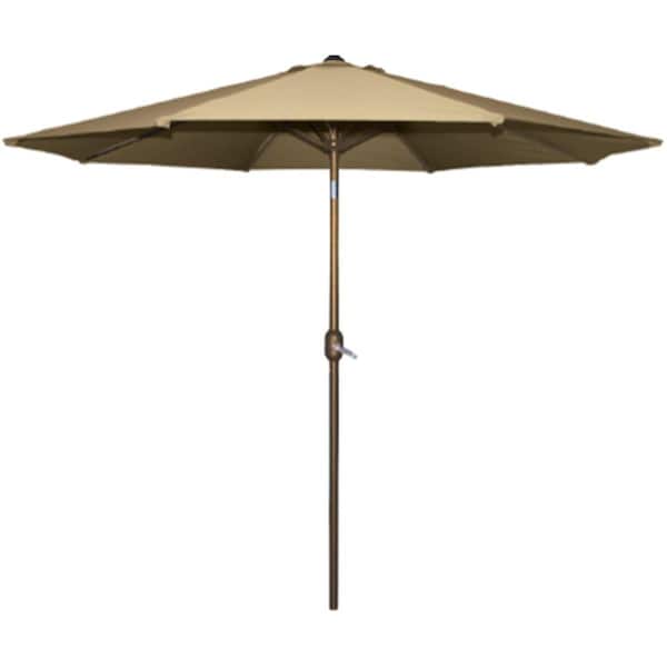 Bond Manufacturing Bond Manufacturing 9 x 9 ft. Aluminum Umbrella, Natural - B07 65677