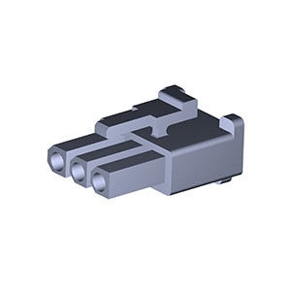 Molex Board Connector, 4 Contact(S), Female, Straight, Crimp Terminal, Latch, Receptacle - 15311042