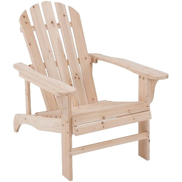 Seasonal Trends Seasonal Trends JN-16N Adirondack Chair, Natural Frame - JN-16N