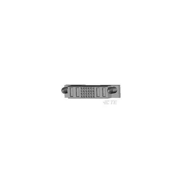 Te Connectivity Board Connector, 28 Contact(S), 4 Row(S), Female, Straight, Solder Terminal, Black Insulator,  - 2-6450540-5