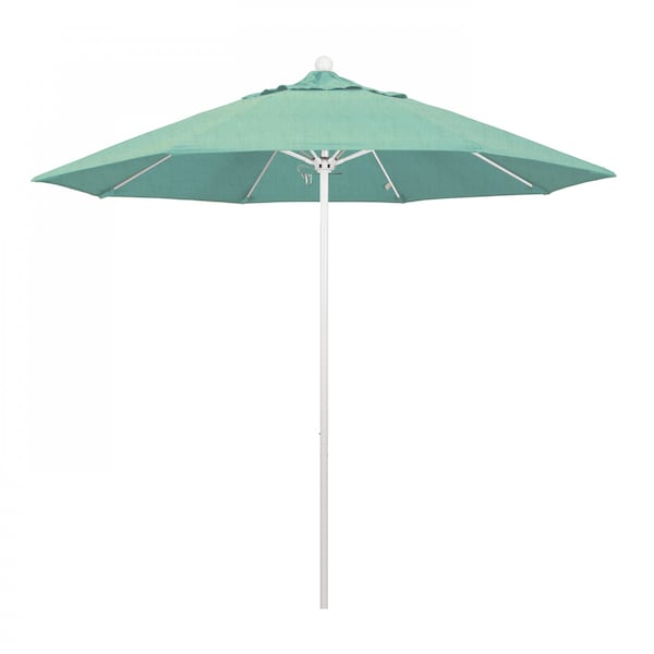 California Umbrella Patio Umbrella, Octagon, 103" H, Sunbrella Fabric, Spectrum Mist - 194061007112