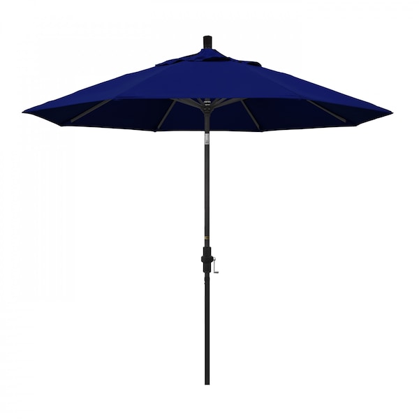 California Umbrella Patio Umbrella, Octagon, 102.38" H, Sunbrella Fabric, True Blue - 194061019115