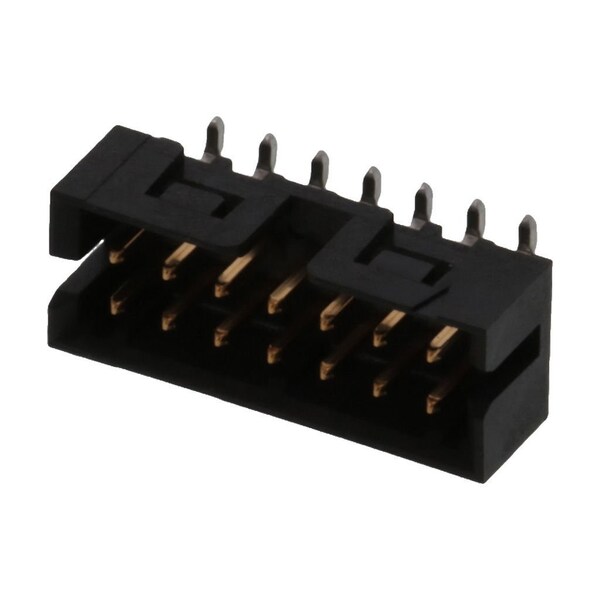 Molex Board Connector, 14 Contact(S), 2 Row(S), Male, Straight, 0.079 Inch Pitch, Surface Mount Terminal,  - 878321416