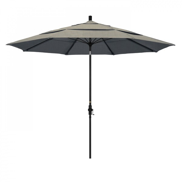 California Umbrella Patio Umbrella, Octagon, 109.5" H, Sunbrella Fabric, Spectrum Dove - 194061022207