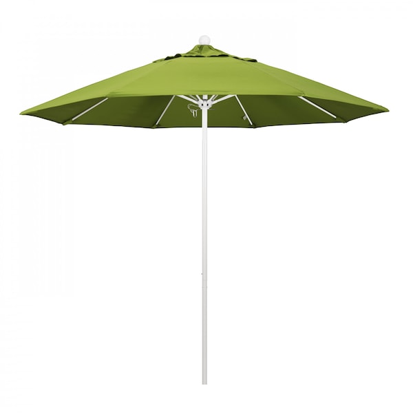 California Umbrella Patio Umbrella, Octagon, 103" H, Sunbrella Fabric, Macaw - 194061007341
