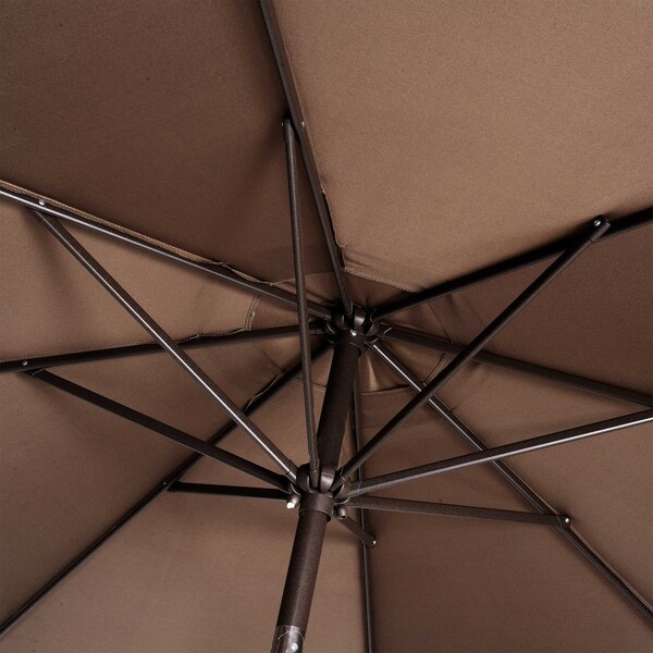 Villacera 9-Foot Outdoor Patio Umbrella, Brown - 83-OUT5441