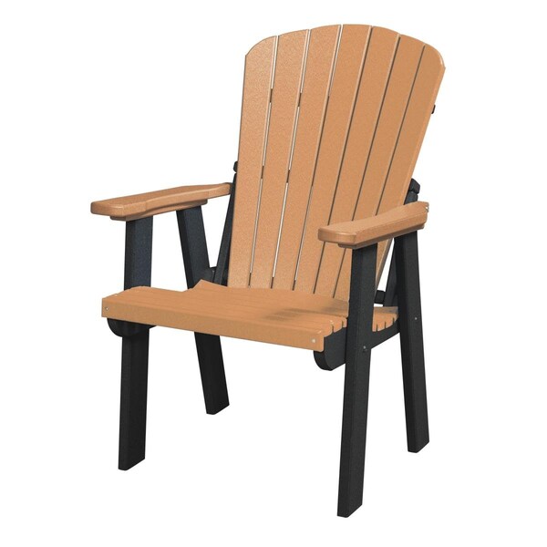 Invernaculo Os Home & Office Model Fan Back Swivel Glider Chair with Black Base, Cedar - IN2754809
