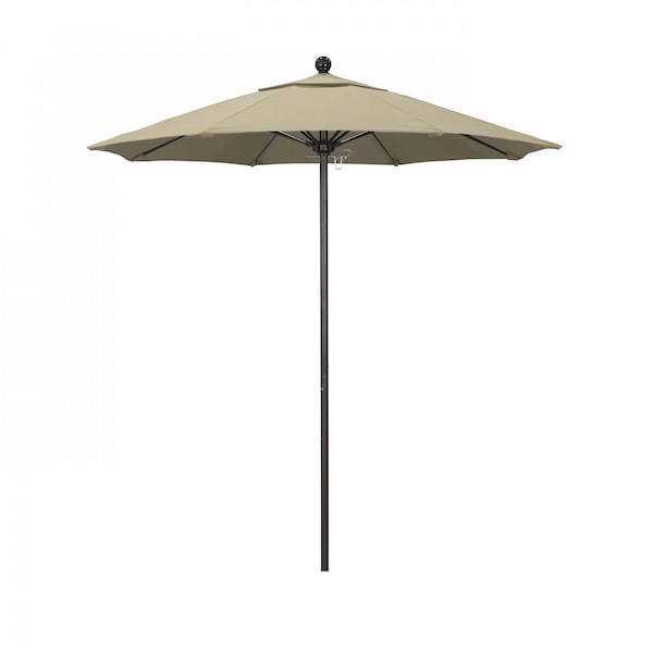 California Umbrella Patio Umbrella, Octagon, 96" H, Pacifica Fabric, Beige - 194061004333