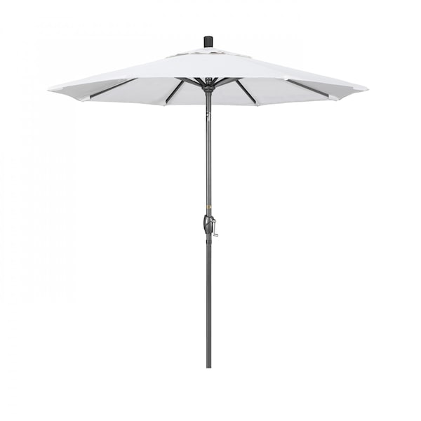 California Umbrella Patio Umbrella, Octagon, 95.5" H, Olefin Fabric, White - 194061028957