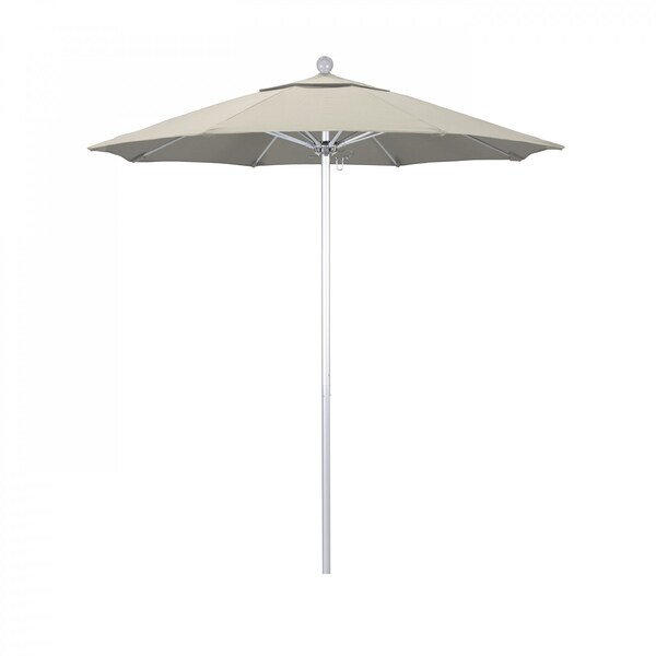 California Umbrella Patio Umbrella, Octagon, 96" H, Olefin Fabric, Antique Beige - 194061003244