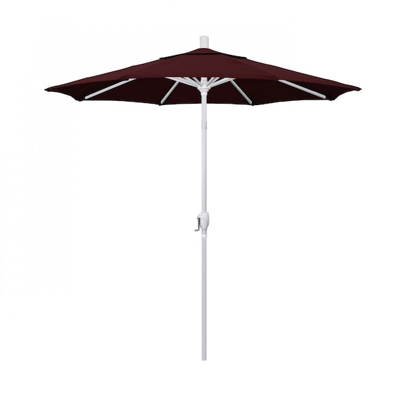 California Umbrella Patio Umbrella, Octagon, 95.5" H, Pacifica Fabric, Burgundy - 194061030974